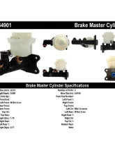 Centric Premium Brake Master Cylinder 130.44901                                     - 130.44901 - Image 4