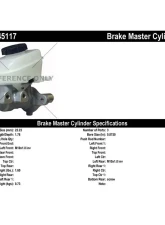 Centric Premium Brake Master Cylinder 130.45117                                     - 130.45117 - Image 2