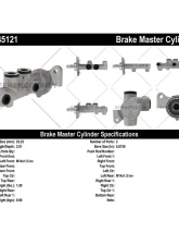 Centric Premium Brake Master Cylinder 130.45121                                     - 130.45121 - Image 4