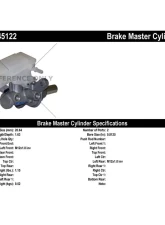 Centric Premium Brake Master Cylinder 130.45122                                     - 130.45122 - Image 2