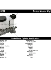 Centric Premium Brake Master Cylinder 130.45207                                     - 130.45207 - Image 2