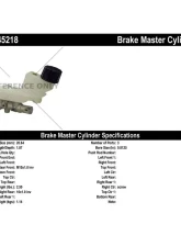 Centric Premium Brake Master Cylinder 130.45218                                     - 130.45218 - Image 2