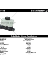 Centric Premium Brake Master Cylinder 130.45402                                     - 130.45402 - Image 2