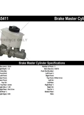 Centric Premium Brake Master Cylinder 130.45411                                     - 130.45411 - Image 2