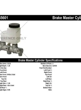 Centric Premium Brake Master Cylinder 130.45601                                     - 130.45601 - Image 2
