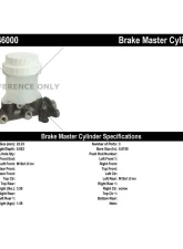 Centric Premium Brake Master Cylinder 130.46000                                     - 130.46000 - Image 2