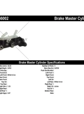 Centric Premium Brake Master Cylinder 130.46002                                     - 130.46002 - Image 2