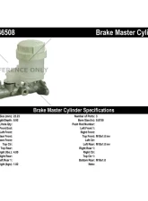 Centric Premium Brake Master Cylinder 130.46508                                     - 130.46508 - Image 2