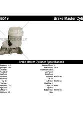 Centric Premium Brake Master Cylinder 130.46519                                     - 130.46519 - Image 2