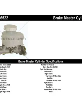 Centric Premium Brake Master Cylinder 130.46522                                     - 130.46522 - Image 2