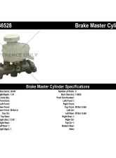 Centric Premium Brake Master Cylinder 130.46528                                     - 130.46528 - Image 2