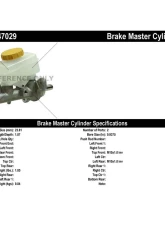 Centric Premium Brake Master Cylinder 130.47029                                     - 130.47029 - Image 2