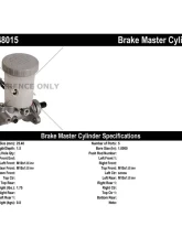 Centric Premium Brake Master Cylinder 130.48015                                     - 130.48015 - Image 2