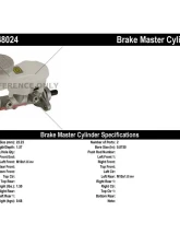 Centric Premium Brake Master Cylinder 130.48024                                     - 130.48024 - Image 2
