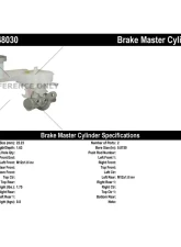 Centric Premium Brake Master Cylinder 130.48030                                     - 130.48030 - Image 2
