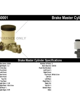 Centric Premium Brake Master Cylinder 130.50001                                     - 130.50001 - Image 3