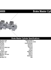 Centric Premium Brake Master Cylinder 130.50009                                     - 130.50009 - Image 2