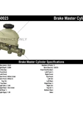 Centric Premium Brake Master Cylinder 130.50023                                     - 130.50023 - Image 2