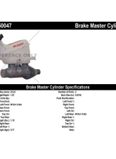 Centric Premium Brake Master Cylinder 130.50047                                     - 130.50047 - Image 2
