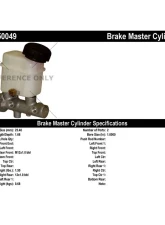 Centric Premium Brake Master Cylinder 130.50049                                     - 130.50049 - Image 2