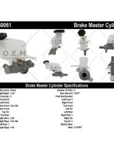 Centric Premium Brake Master Cylinder 130.50061                                     - 130.50061 - Image 4