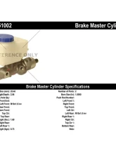 Centric Premium Brake Master Cylinder 130.51002                                     - 130.51002 - Image 2