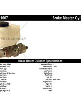 Centric Premium Brake Master Cylinder 130.51007                                     - 130.51007 - Image 2