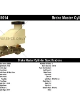Centric Premium Brake Master Cylinder 130.51014                                     - 130.51014 - Image 2