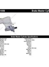 Centric Premium Brake Master Cylinder 130.51056                                     - 130.51056 - Image 2