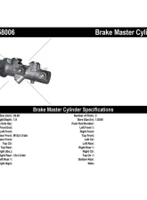 Centric Premium Brake Master Cylinder 130.58006                                     - 130.58006 - Image 2