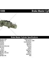 Centric Premium Brake Master Cylinder 130.61059                                     - 130.61059 - Image 2