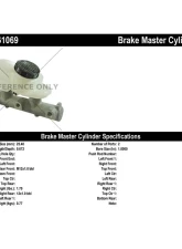 Centric Premium Brake Master Cylinder 130.61069                                     - 130.61069 - Image 2