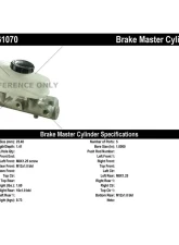 Centric Premium Brake Master Cylinder 130.61070                                     - 130.61070 - Image 2