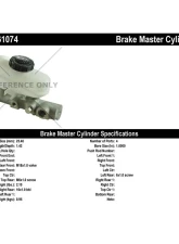 Centric Premium Brake Master Cylinder 130.61074                                     - 130.61074 - Image 2
