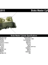 Centric Premium Brake Master Cylinder 130.62015                                     - 130.62015 - Image 2