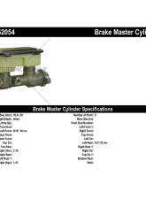 Centric Premium Brake Master Cylinder 130.62054                                     - 130.62054 - Image 2