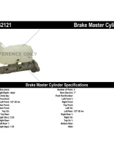 Centric Premium Brake Master Cylinder 130.62121                                     - 130.62121 - Image 2