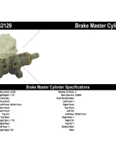 Centric Premium Brake Master Cylinder 130.62129                                     - 130.62129 - Image 2