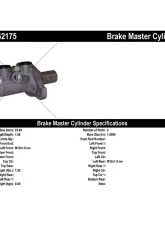 Centric Premium Brake Master Cylinder 130.62175                                     - 130.62175 - Image 2