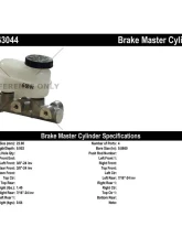 Centric Premium Brake Master Cylinder 130.63044                                     - 130.63044 - Image 2