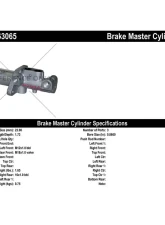 Centric Premium Brake Master Cylinder 130.63065                                     - 130.63065 - Image 4