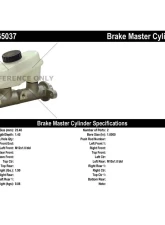 Centric Premium Brake Master Cylinder 130.65037                                     - 130.65037 - Image 2