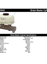 Centric Premium Brake Master Cylinder 130.65042                                     - 130.65042 - Image 2