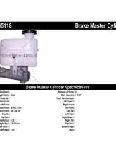 Centric Premium Brake Master Cylinder 130.65118                                     - 130.65118 - Image 2