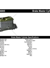 Centric Premium Brake Master Cylinder 130.66005                                     - 130.66005 - Image 2