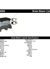 Centric Premium Brake Master Cylinder 130.66006                                     - 130.66006 - Image 4