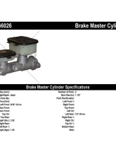 Centric Premium Brake Master Cylinder 130.66026                                     - 130.66026 - Image 2