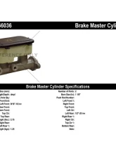 Centric Premium Brake Master Cylinder 130.66036                                     - 130.66036 - Image 2