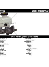 Centric Premium Brake Master Cylinder 130.66052                                     - 130.66052 - Image 2
