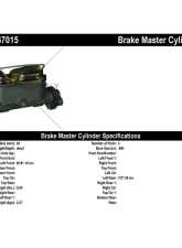 Centric Premium Brake Master Cylinder 130.67015                                     - 130.67015 - Image 2